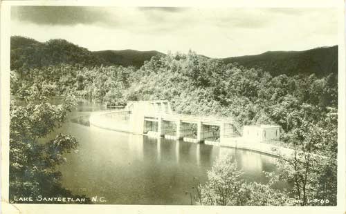Santeetlah Dam, 1950s