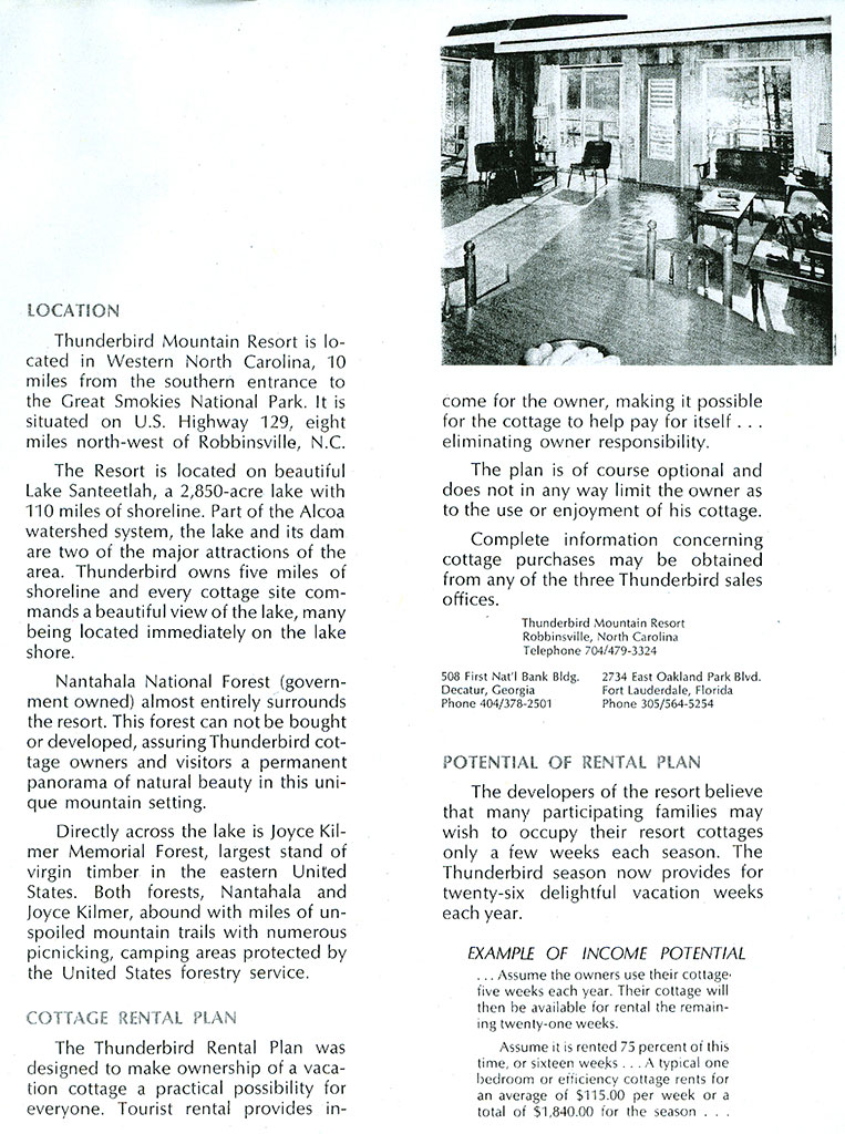 Sales Brochure 1960s